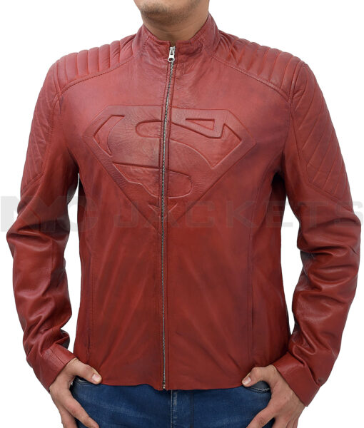 Clark Kent Superman Smallville Leather Jacket