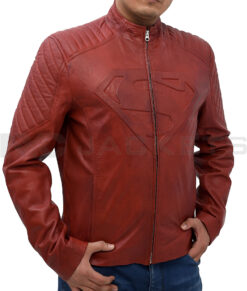 Clark Kent Superman Smallville Leather Jacket