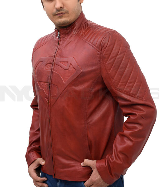 Clark Kent Superman Smallville Leather Jacket