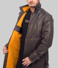 Watch Dog's Aiden Pearce Leather Coat-Side