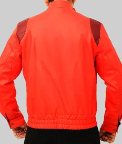 Akira Kaneda Red Leather Jacket-Back