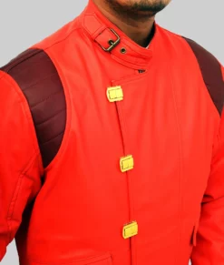 Akira Kaneda Red Leather Jacket-Zoom