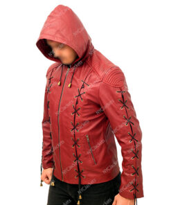 Arsenal Arrow Red Hooded Jacket