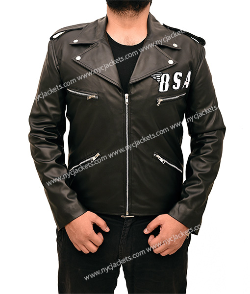 BSA George Michael Black Biker Jacket