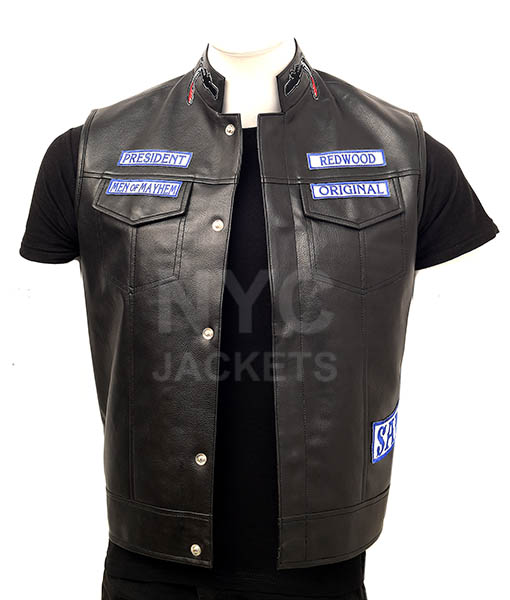 Charlie Hunnam Sons Of Anarchy Leather Vest