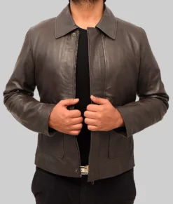 Indiana Jones Harrison Ford Leather Jacket-Front