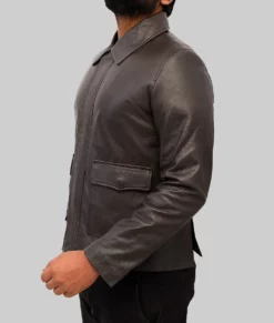 Indiana Jones Harrison Ford Leather Jacket-Left