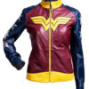 Wonder Woman Comic Leather Jacket