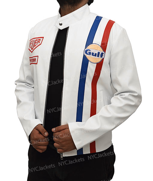 Steve McQueen White Le Mans Jacket