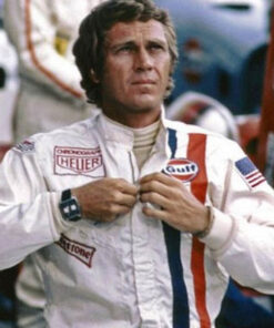 Steve McQueen White Le Mans Jacket