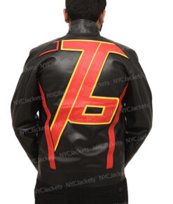 Soldier 76 Black Biker Jacket