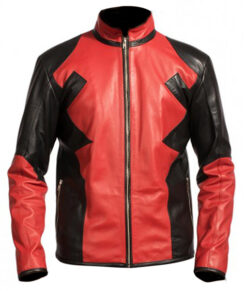 Deadpool Leather Hoodie