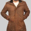 Sheriff Walt Longmire Trench Coat-Front View