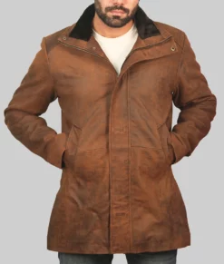 Sheriff Walt Longmire Trench Coat-Front View