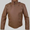 The Rocketeer Billy Campbell Brown Leather Jacket-1