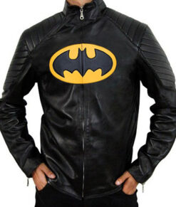 Batman Lego Jacket - Batman Leather Jackets | Men's Leather Jacket - Front View