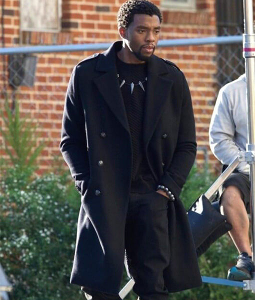 Black Panther Chadwick Boseman T Challa Coat