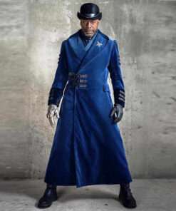 Into The Badlands Nathaniel Moon Blue Trench Coat