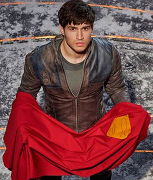 Krypton Seg El Distressed Brown Jacket