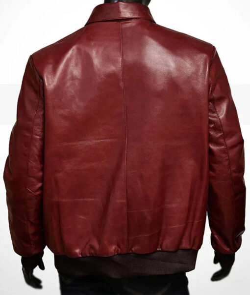 Maroon Leather Jacket
