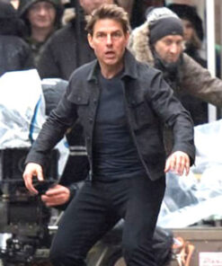 Mission Impossible Fallout Tom Cruise Black Cotton Jacket