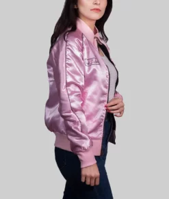 Rise of The Pink Ladies Grease Jacket-Side View