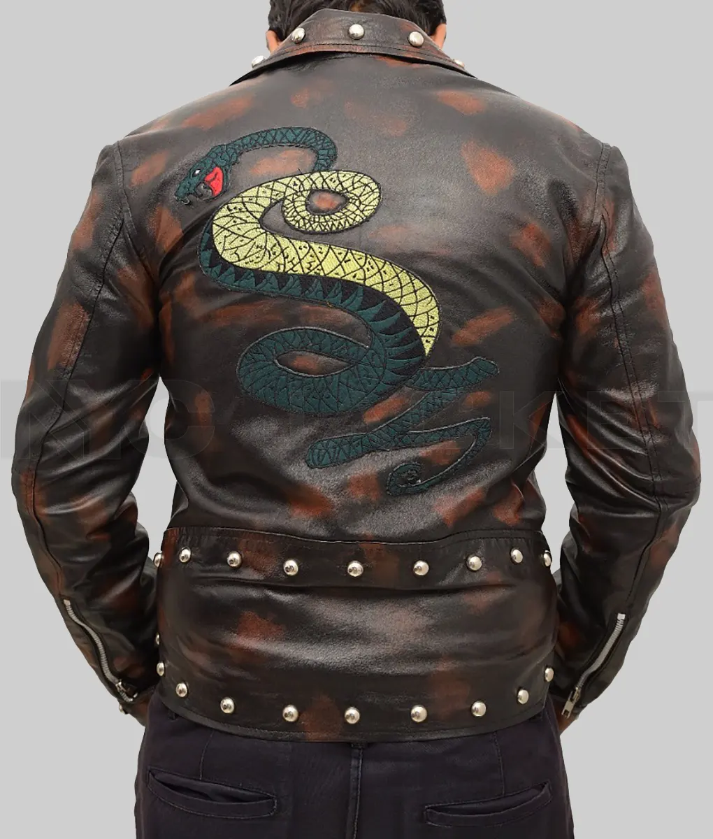 Fallout 3 Tunnel Snakes Rule Black Leather Jacket - Nyc Jackets
