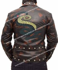 Fallout 3 Tunnel Snakes Rule Black Leather Jacket