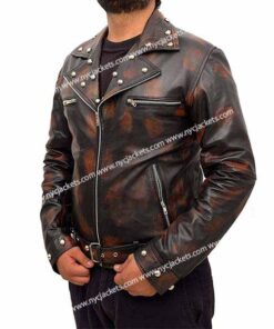 Fallout 3 Tunnel Snakes Rule Black Leather Jacket