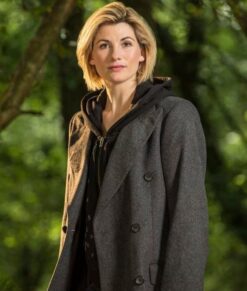 13th Doctor Who Grey Trench Coat