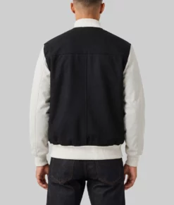 Baby Driver Mens Varsity Jacket-Back