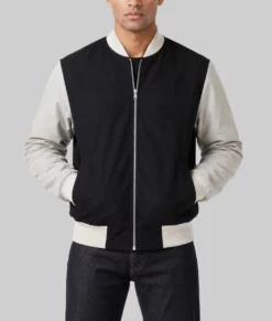 Baby Driver Mens Varsity Jacket-Front