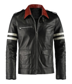 Alex Mens Black Aviator Jacket