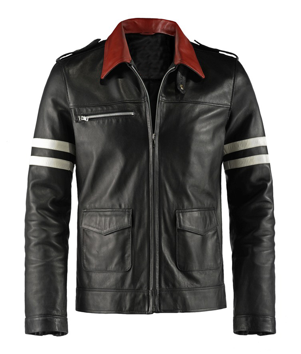 Alex Mens Black Aviator Jacket