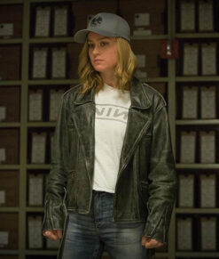 Captain Marvel Carol Danvers Biker Jacket