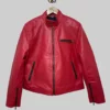 Resident Evil 2 Claire Redfield Leather Jacket-Front