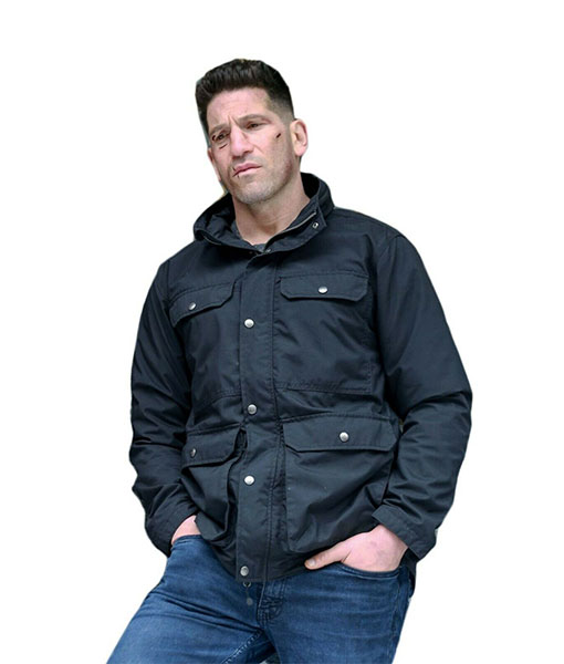 Bernthal Mens Cotton Black Jacket