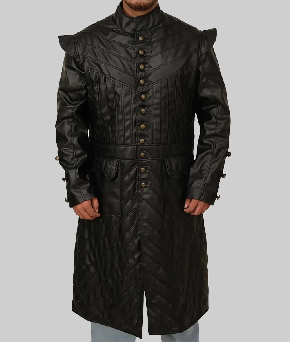 Black Sails S3 Pirate Captain Flint Costume Leather Coat