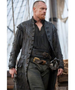Black Sails S3 Pirate Captain Flint Leather Coat