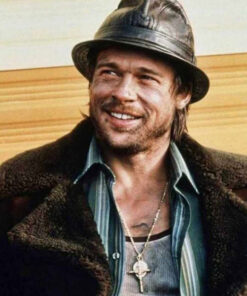 Brad Pitt Mickey Snatch Suede Leather Fur Coat