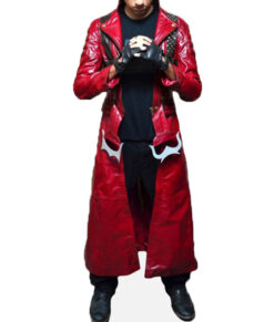 Devil May Cry 3 Dante Leather Trench Coat Costume