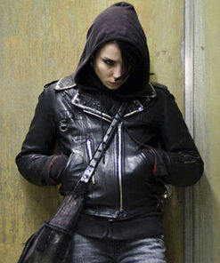 Lisbeth Salander The Girl With The Dragon Tattoo Leather Jacket