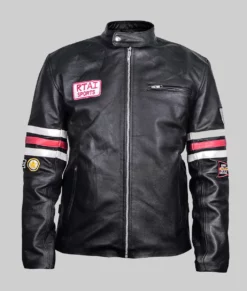 Peter Black Leather Jacket-Front