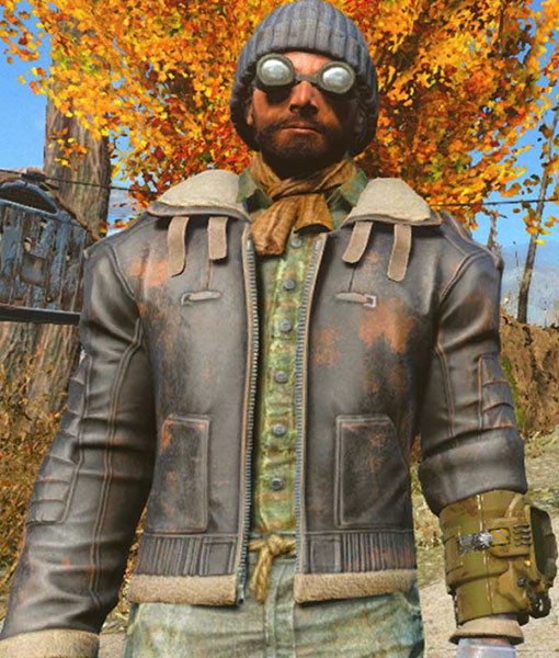 The Boston Looter Fallout 4 Leather Jacket