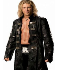 WWE Mattel Edge Elite Black Leather Coat
