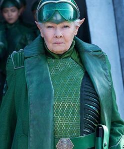 Commander Root Artemis Fowl Judi Dench Green Coat