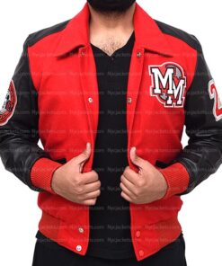 Michael Jackson Mickey Mouse Varsity Jacket