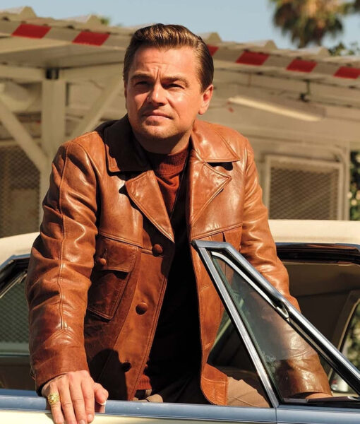 Leonardo Dicaprio Leather Jacket Once Upon a Time in Hollywood