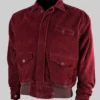 Jack-Torrance-Corduroy-Red-Bomber-Jacket-2