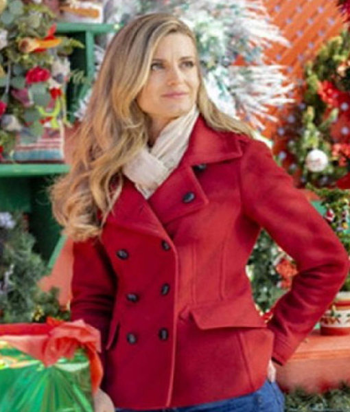 Christmas in Love Brooke D’Orsay Red Coat front
